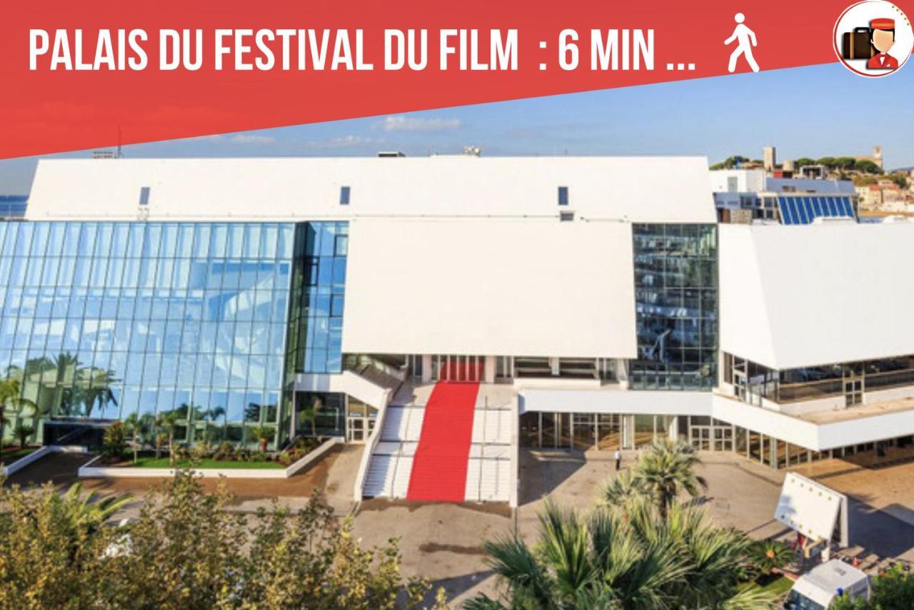 Le Cocon Des Artistes - Coeur De Cannes - Spacieux - Terrasse - Clim ภายนอก รูปภาพ